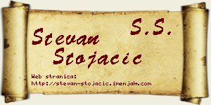 Stevan Stojačić vizit kartica